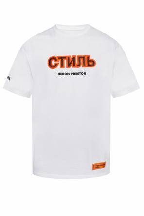 T-shirt z nadrukowanym logo, zdjęcie 1 T-shirt z nadrukowanym logo od Heron Preston